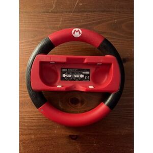 Mario Kart 8 Red Mario Steering Wheel Nintendo Switch Joy-Con NSW-054‎